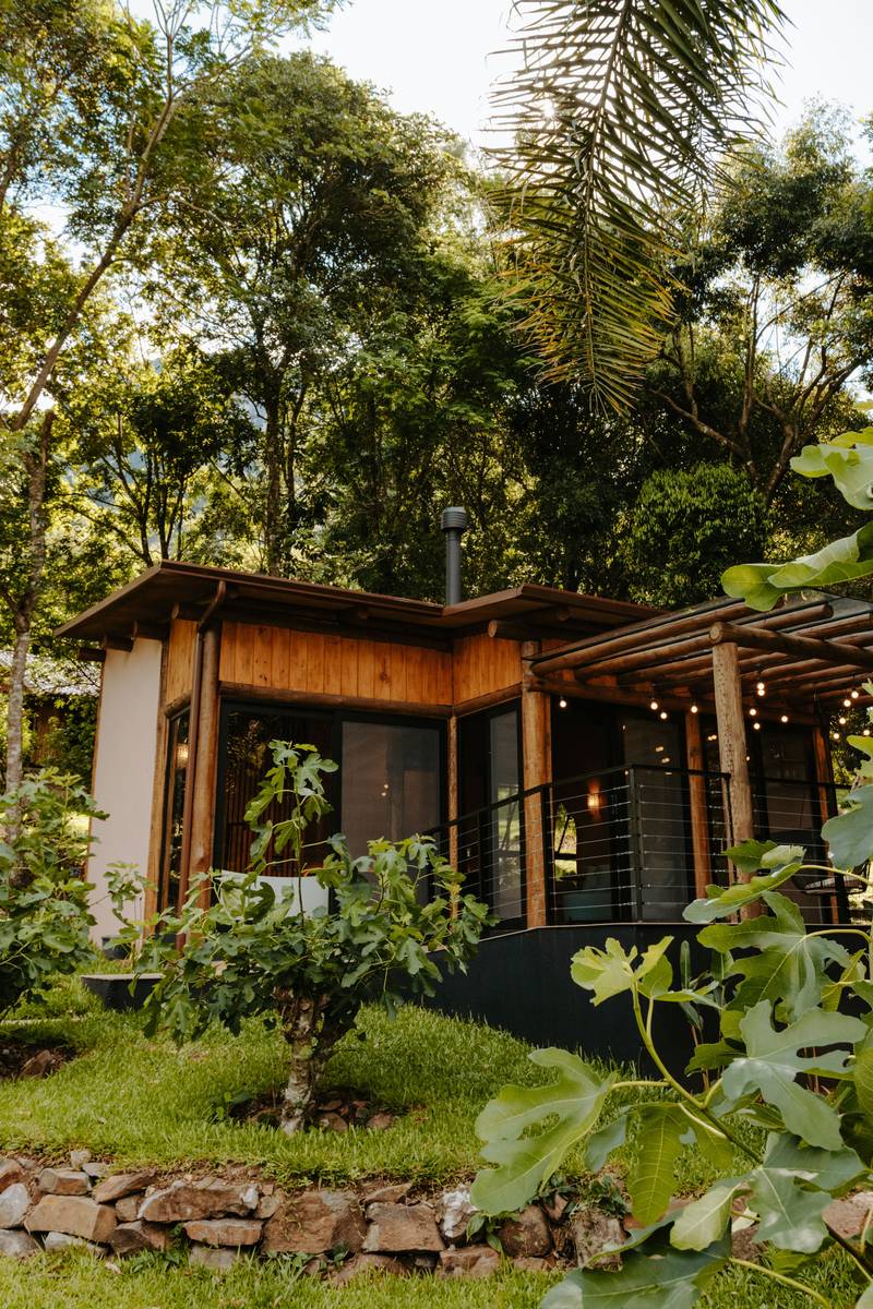 Cabana Rosa: a fachada